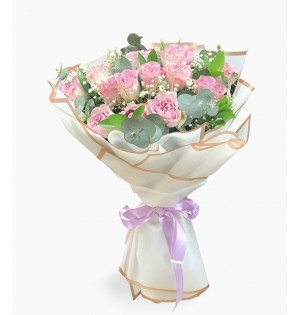 20li Lila Gül Buketi