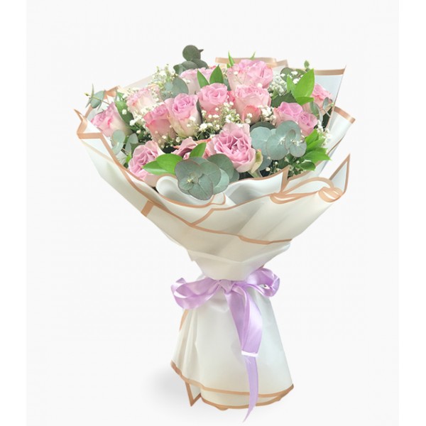 20li Lila Gül Buketi