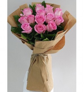 13'lü Pembe Gül Buketi