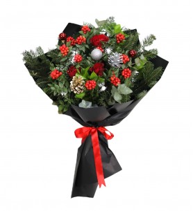 Siyah Kağıtta Kokina Buketi