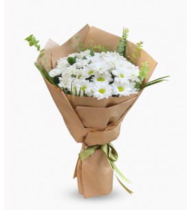 Beyaz Papatya Buketi