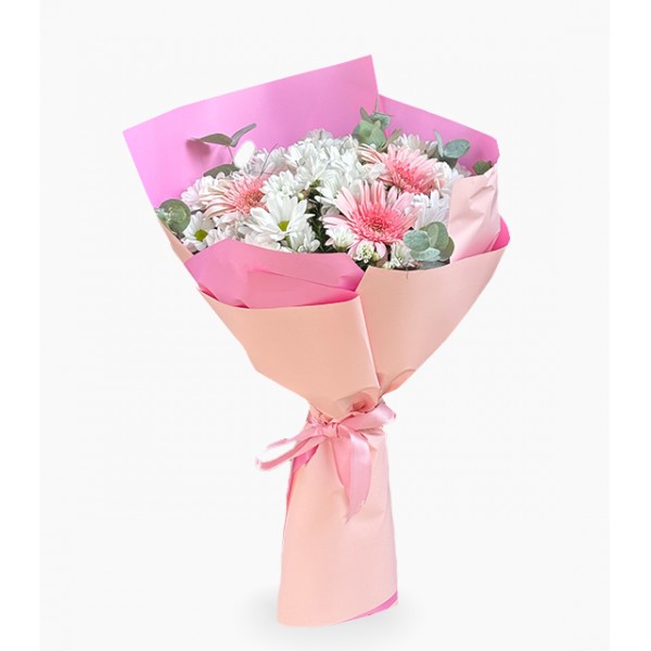 Gerbera Ve Papatya Buketi